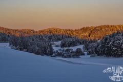 Winterlandschaft im Waldviertel Rappottenstein